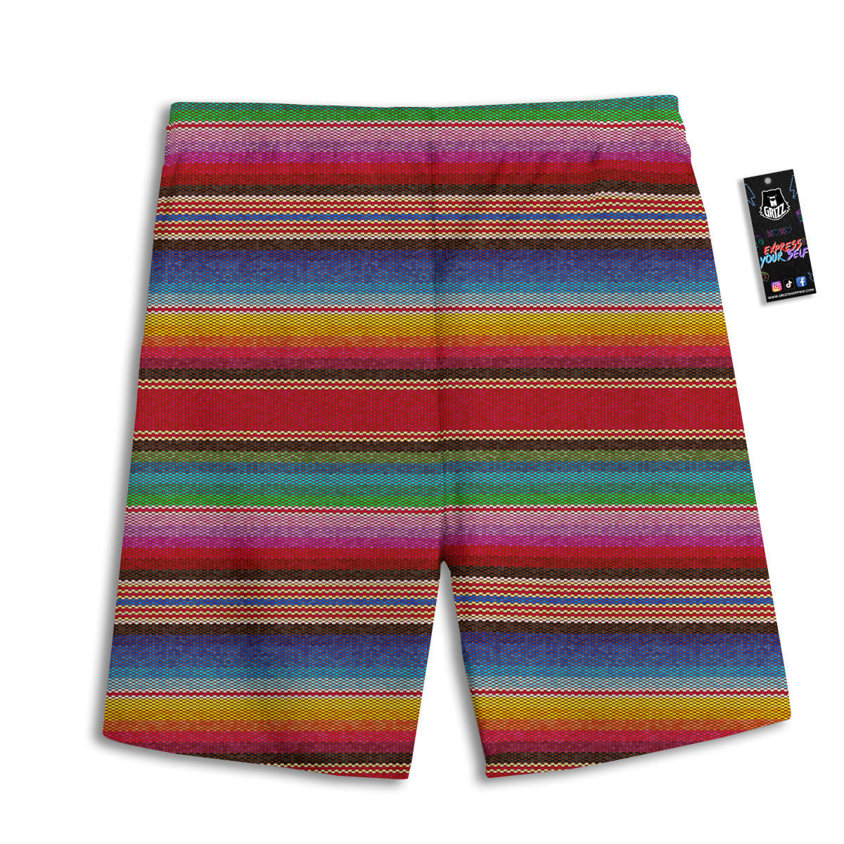Smile Joker Print Pattern Men's Athletic Shorts