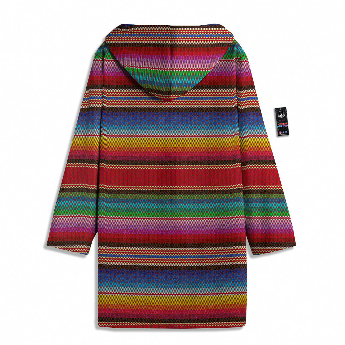 Serape Blanket Ethnic Print Pattern Men's Windbreaker Jacket-grizzshop