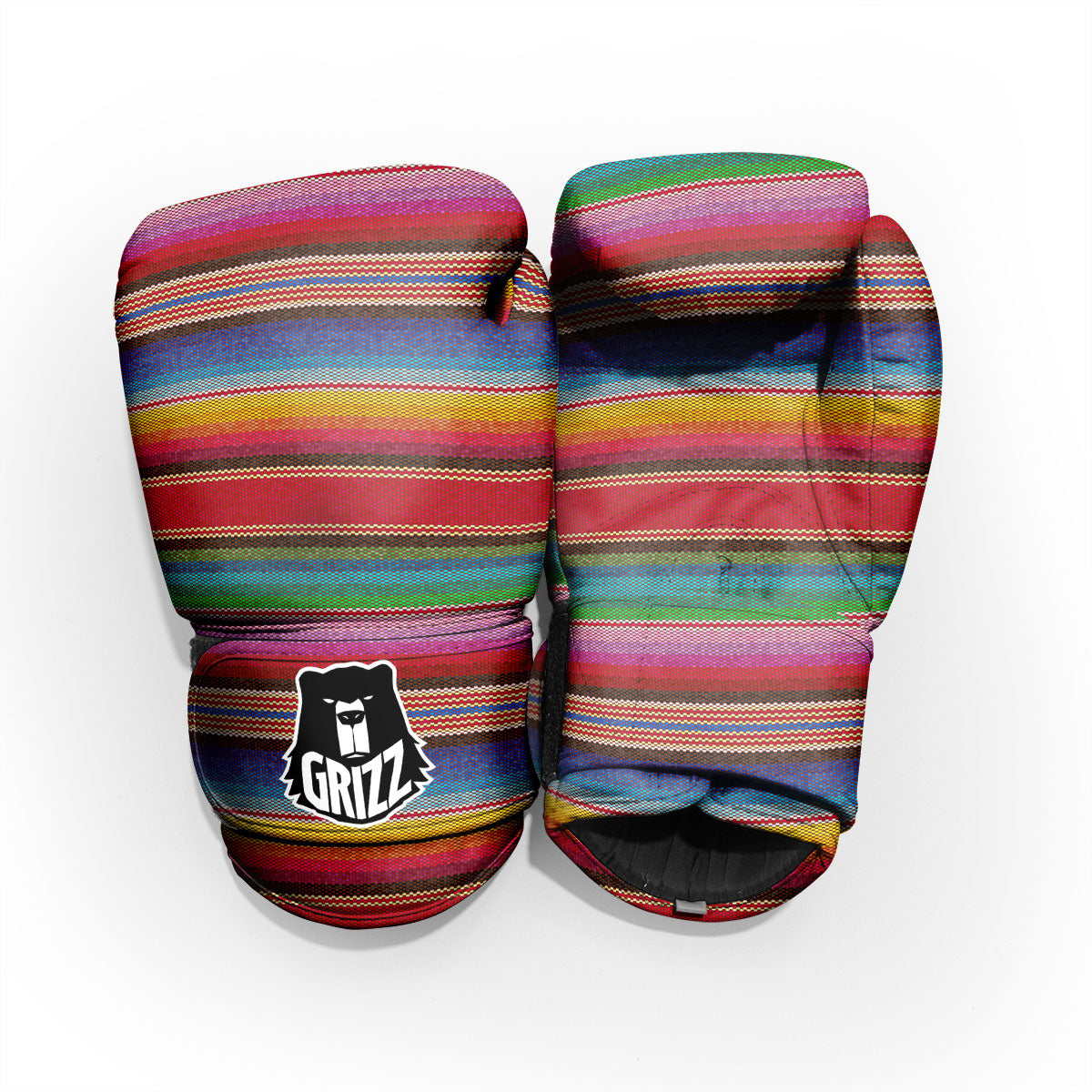 Serape Blanket Ethnic Print Pattern Pro Boxing Glove