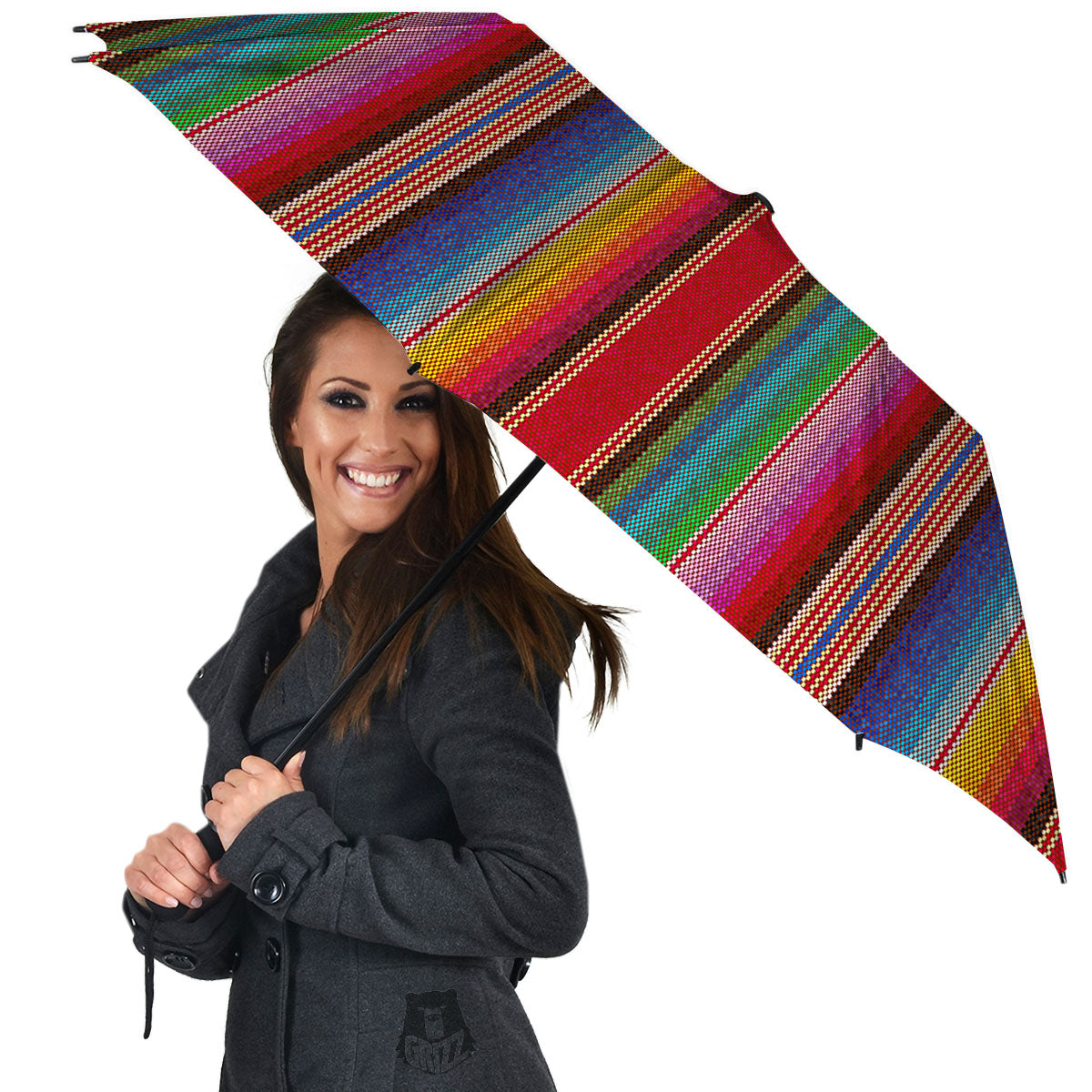 Serape Blanket Ethnic Print Pattern Umbrella-grizzshop