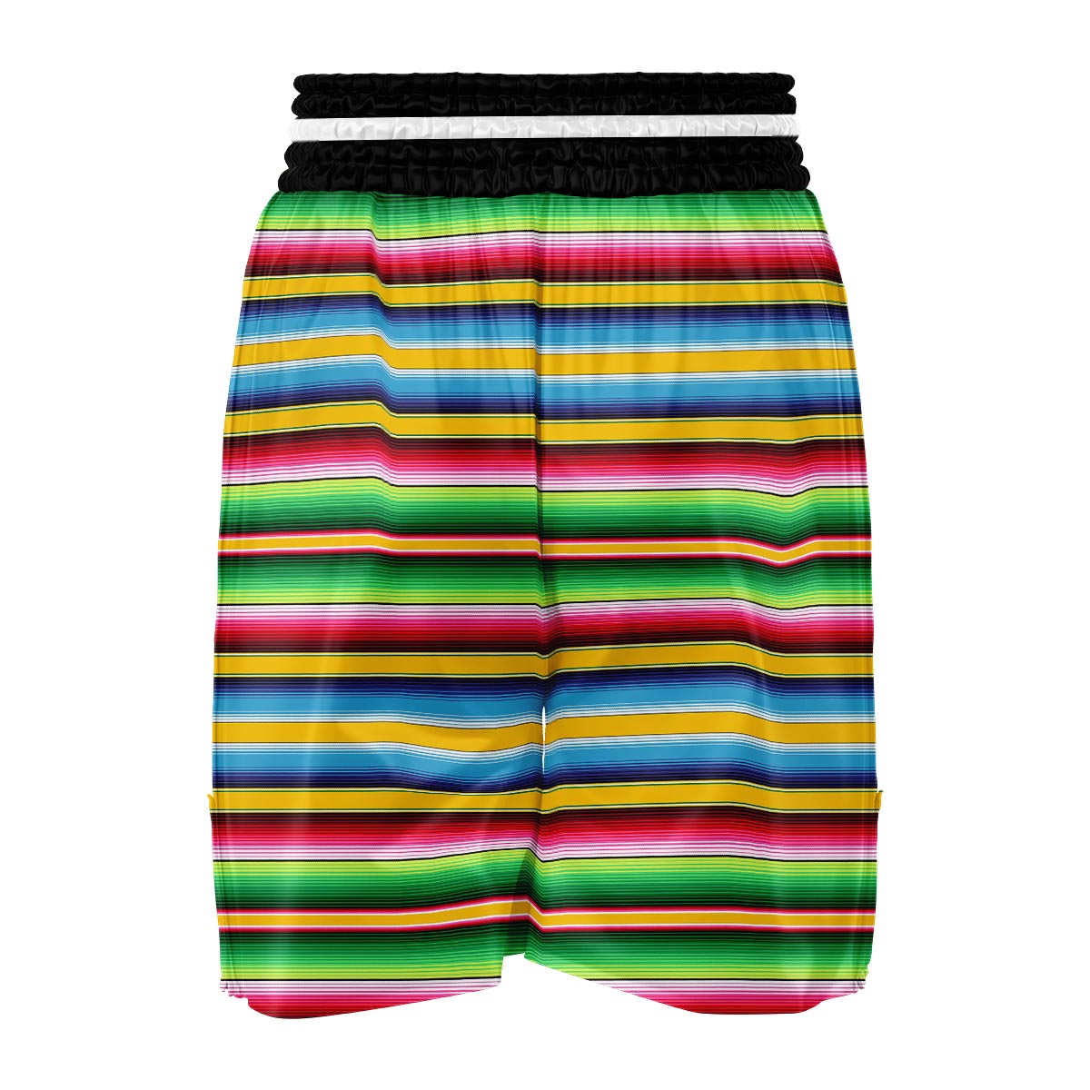 Serape Mexican Blanket Baja Pattern Print Boxing Shorts-grizzshop