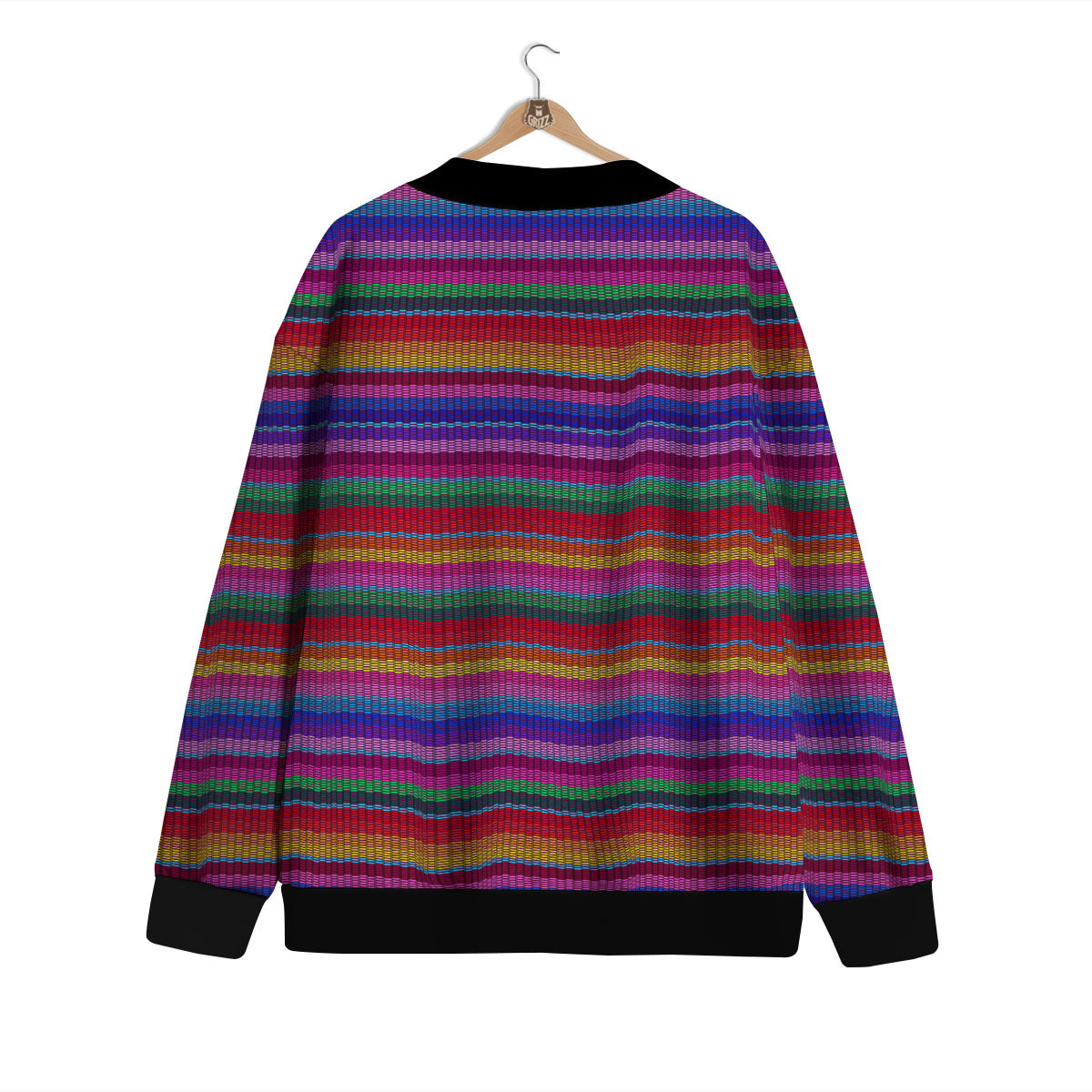 Serape Mexican Colorful Print Pattern Cardigan-grizzshop