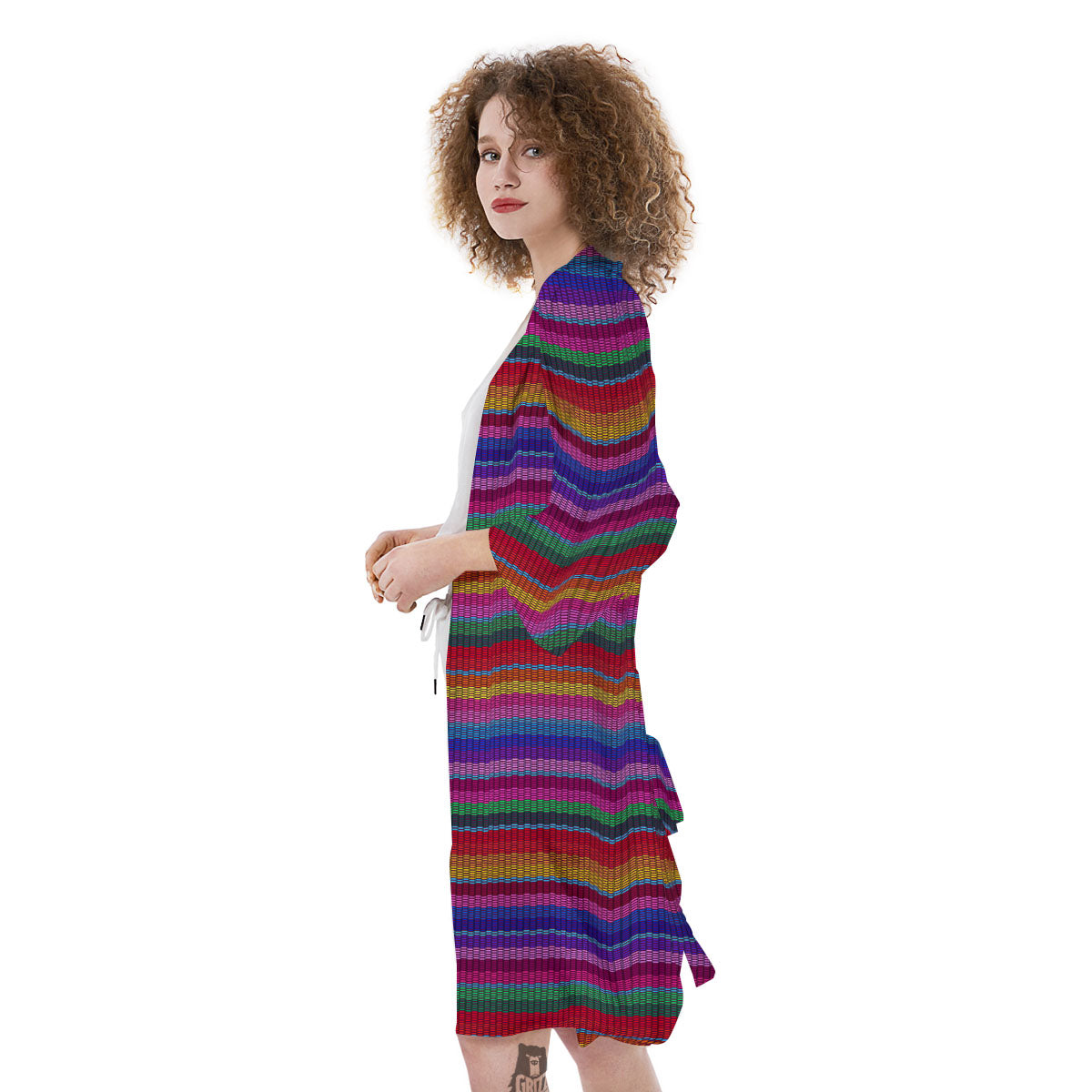 Serape Mexican Colorful Print Pattern Kimono-grizzshop