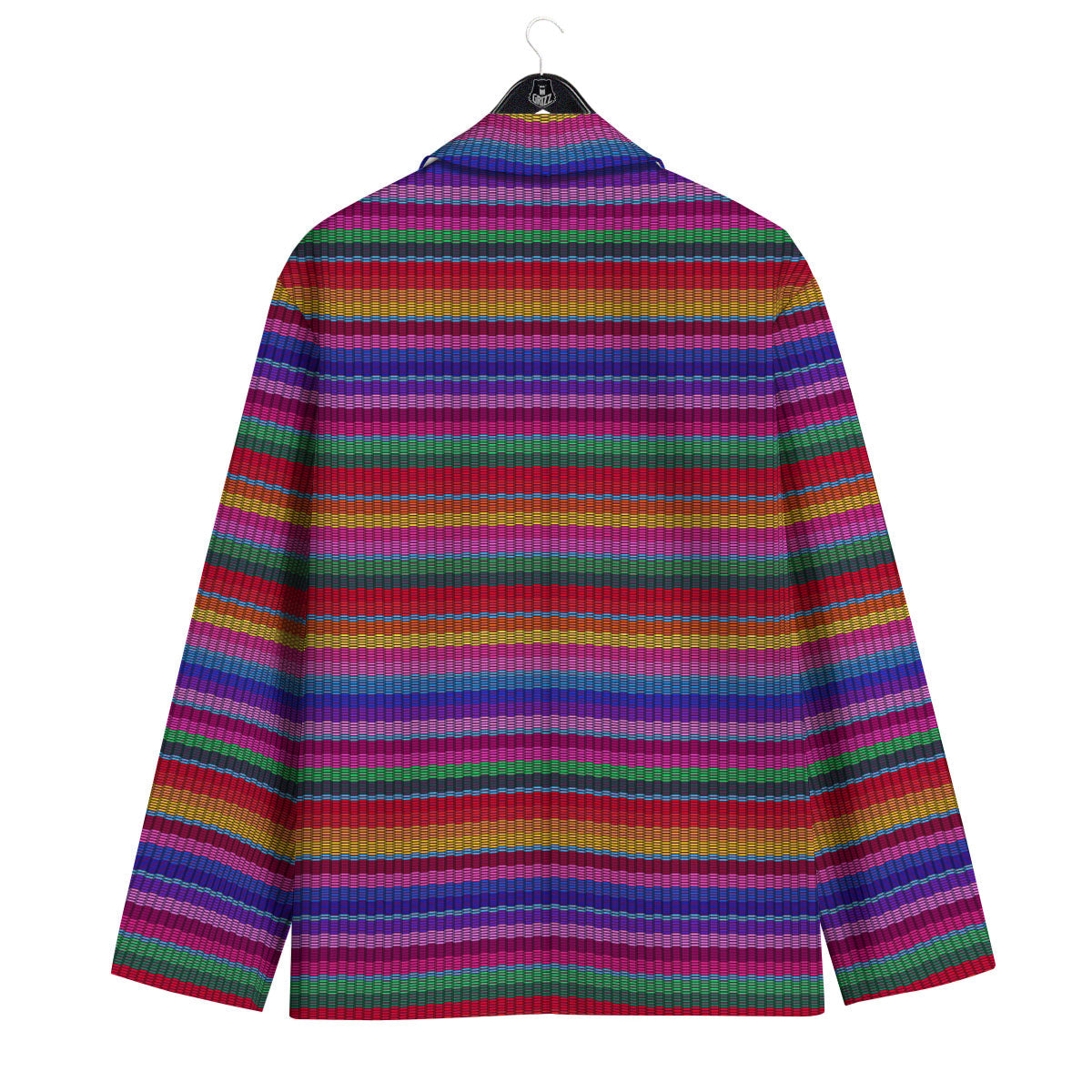 Serape Mexican Colorful Print Pattern Men's Sport Coat-grizzshop