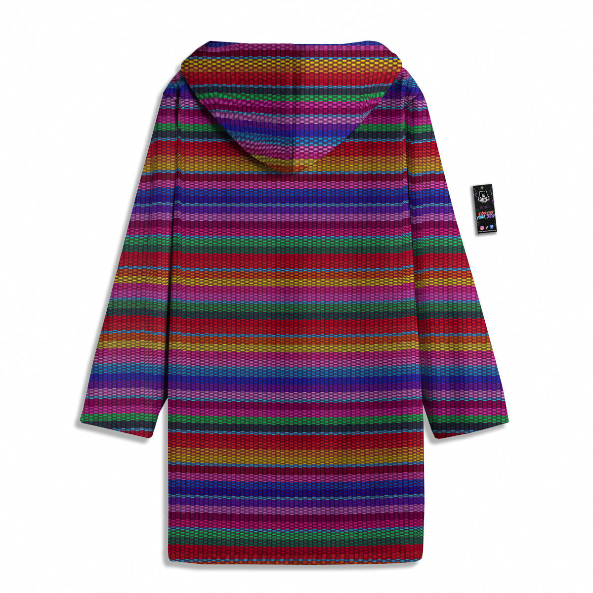 Serape Mexican Colorful Print Pattern Men's Windbreaker Jacket-grizzshop