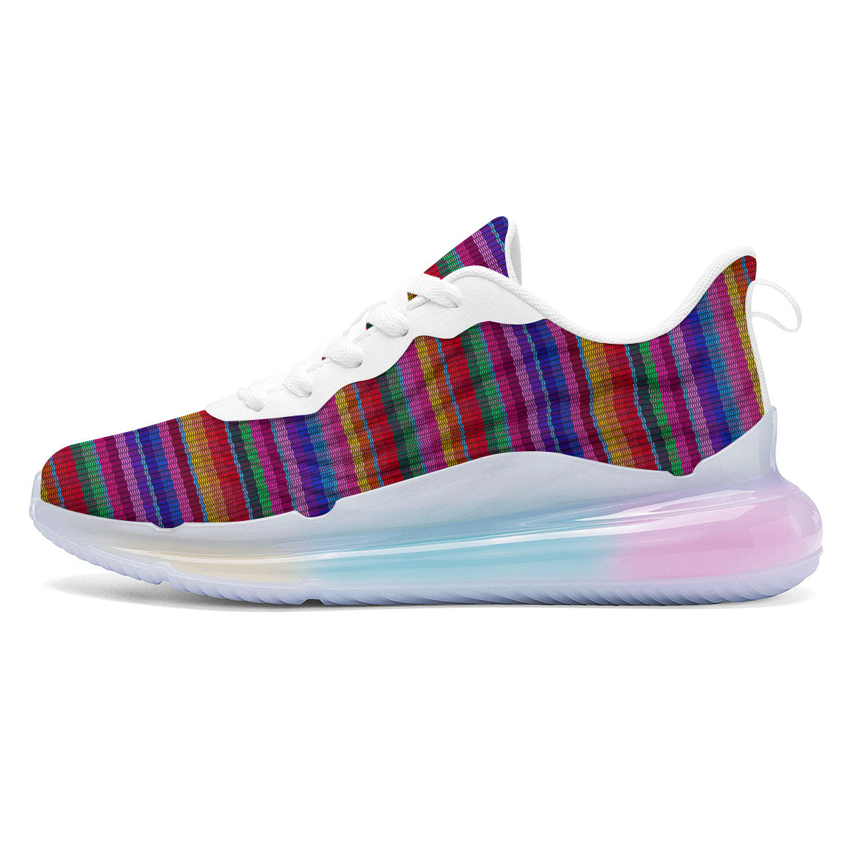 Serape Mexican Colorful Print Pattern Running Sneakers-grizzshop