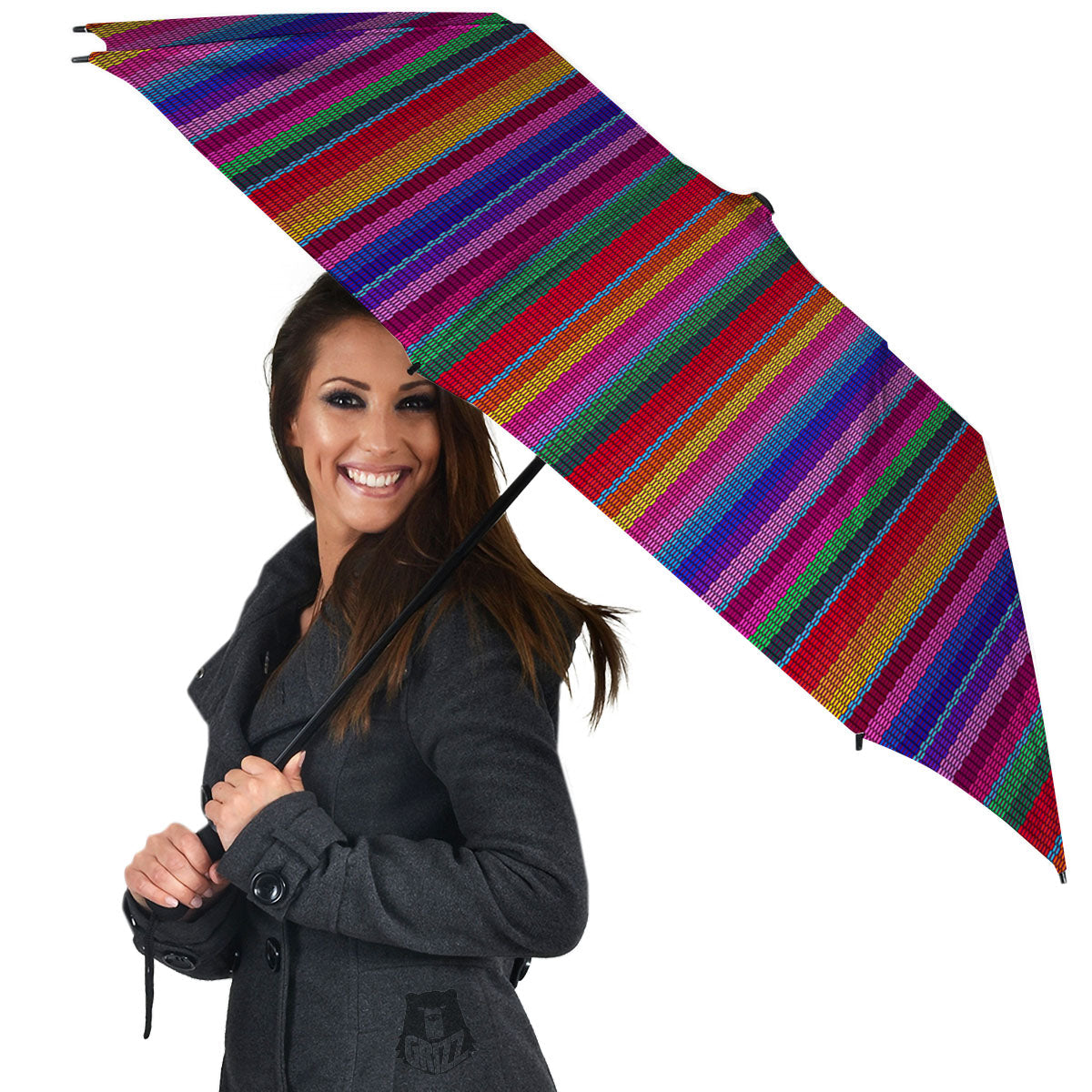 Serape Mexican Colorful Print Pattern Umbrella-grizzshop