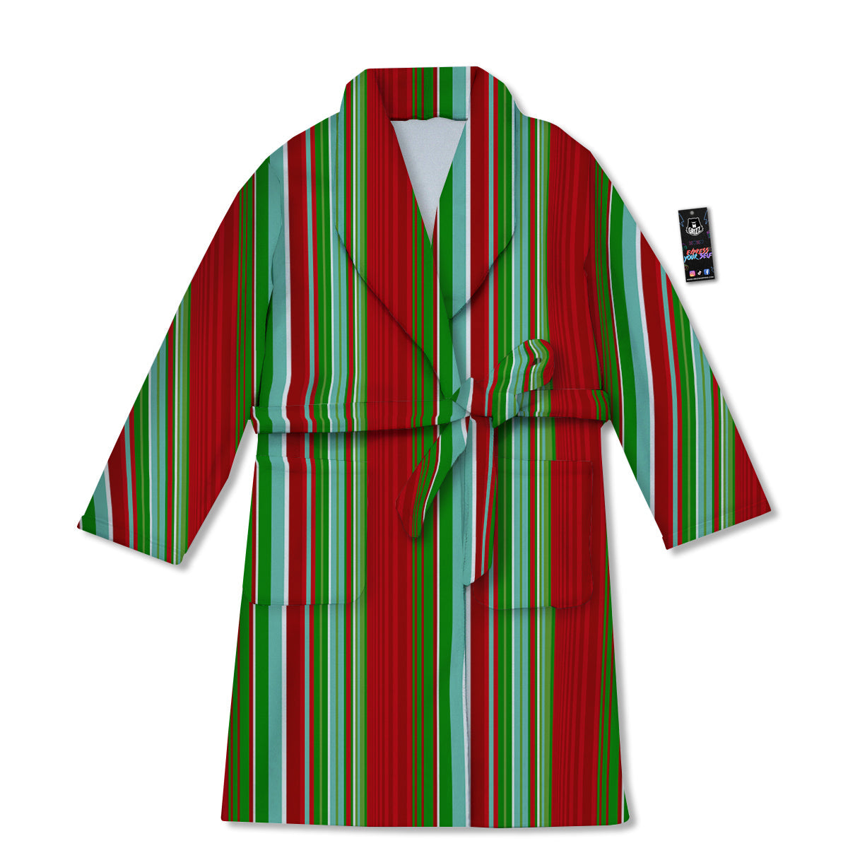 Serape Mexican Vintage Print Pattern Bathrobe-grizzshop