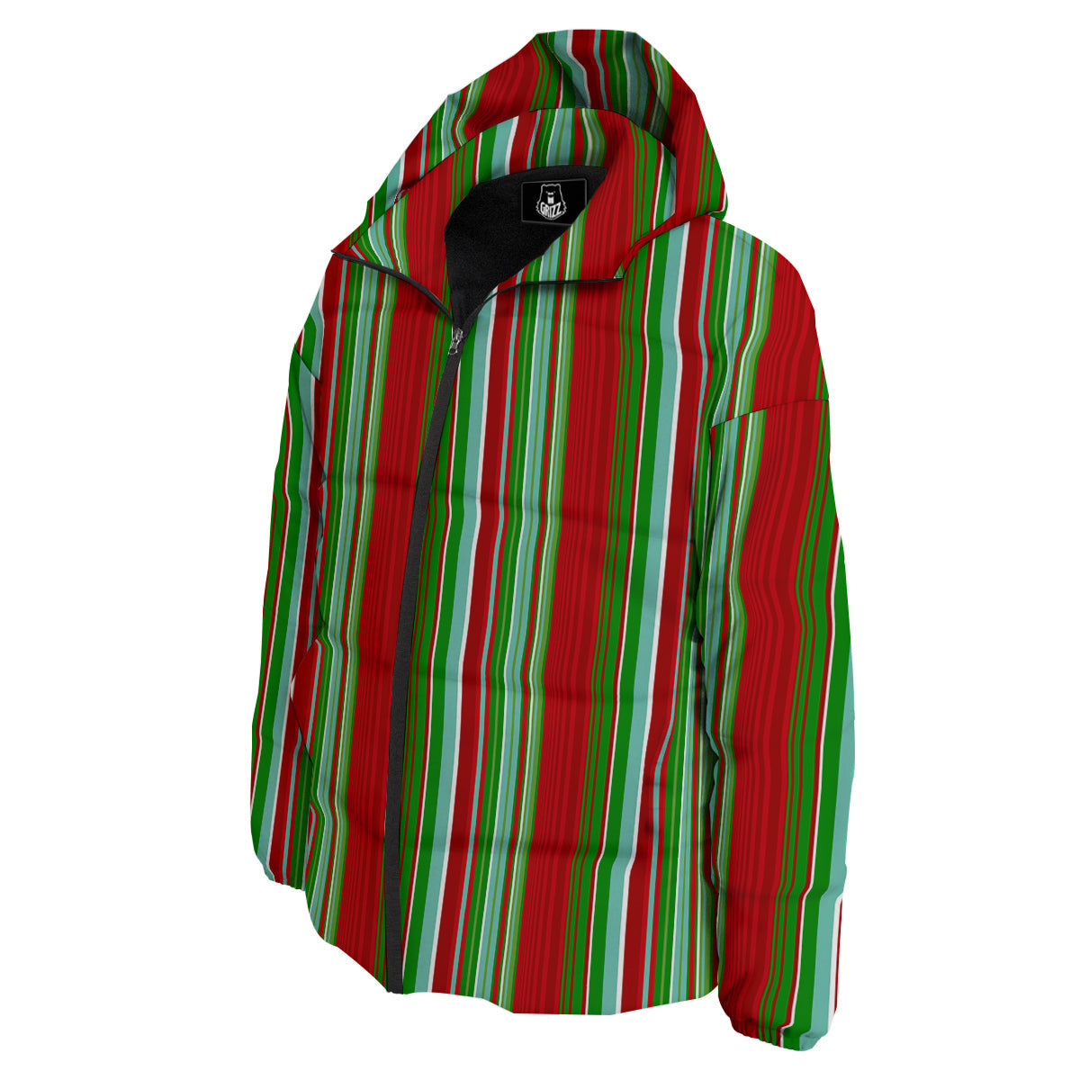 Serape Mexican Vintage Print Pattern Down Jacket-grizzshop