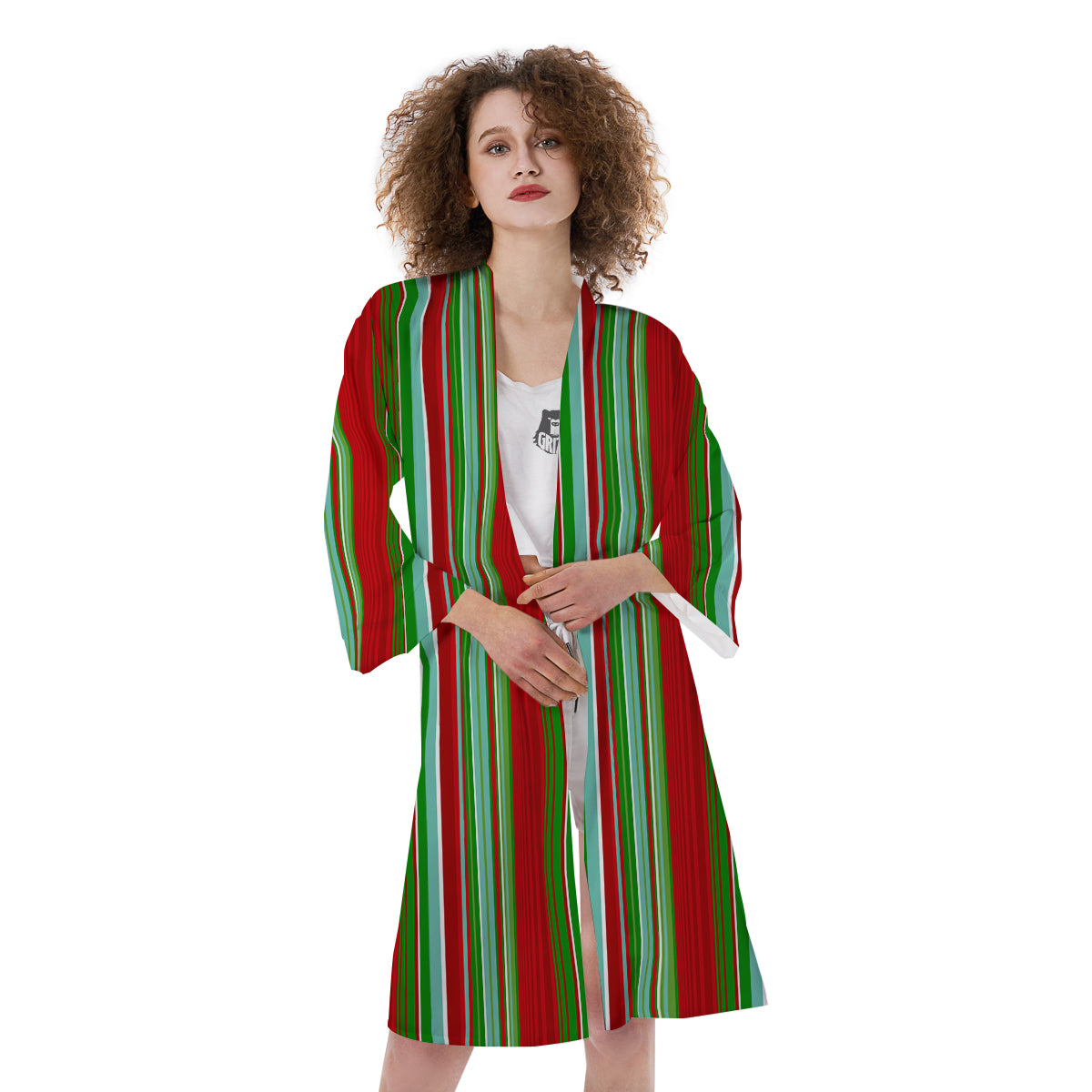 Serape Mexican Vintage Print Pattern Kimono-grizzshop