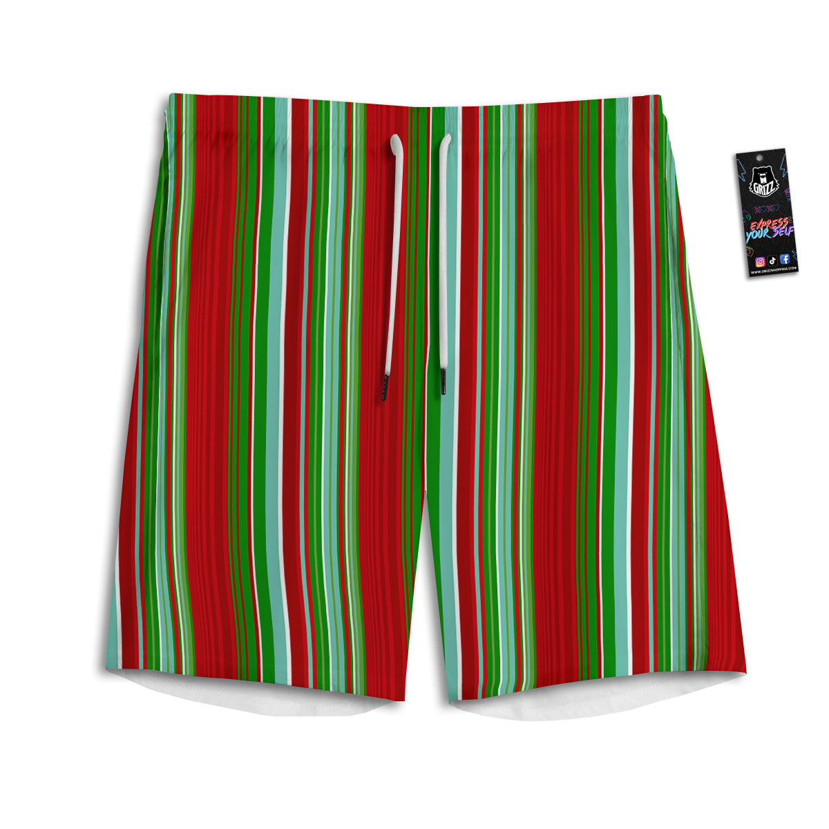 Serape Mexican Vintage Print Pattern Men's Athletic Shorts