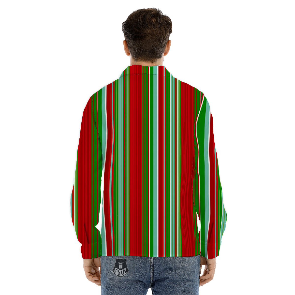 Serape Mexican Vintage Print Pattern Men's Dress Shirts-grizzshop