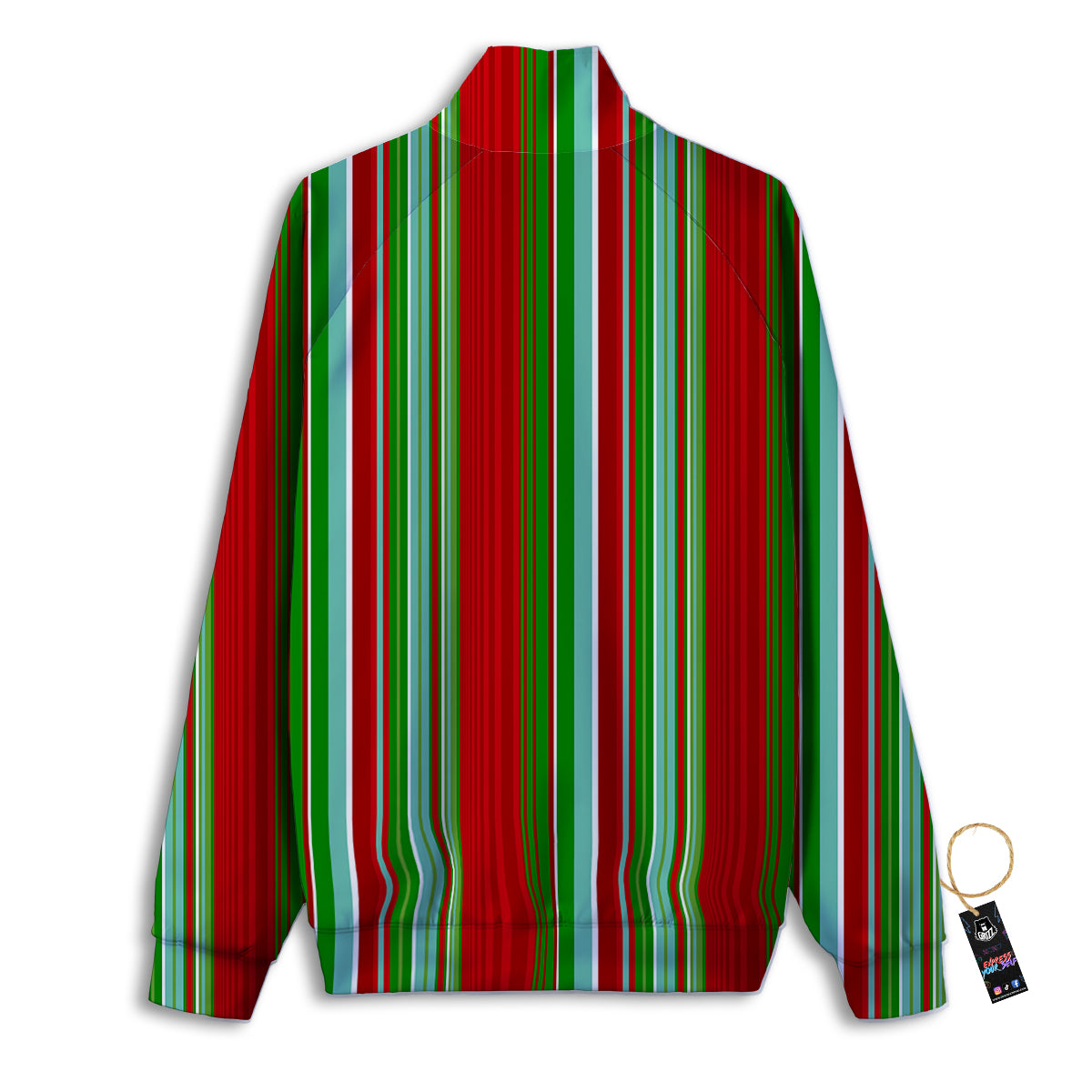 Serape Mexican Vintage Print Pattern Track Jacket-grizzshop