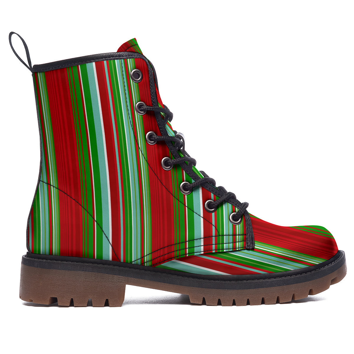 Serape Mexican Vintage Print Pattern Work Boots-grizzshop