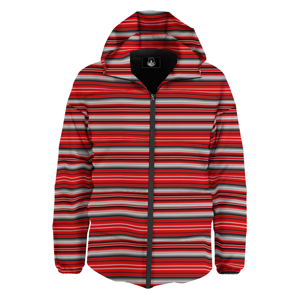 Serape Tribal Mexican Print Pattern Down Jacket-grizzshop