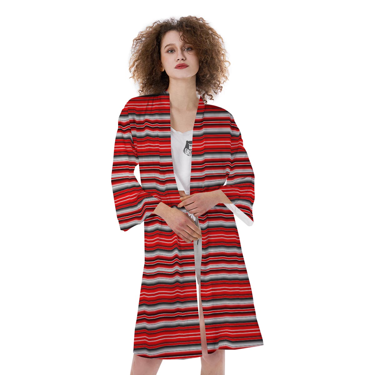 Serape Tribal Mexican Print Pattern Kimono-grizzshop