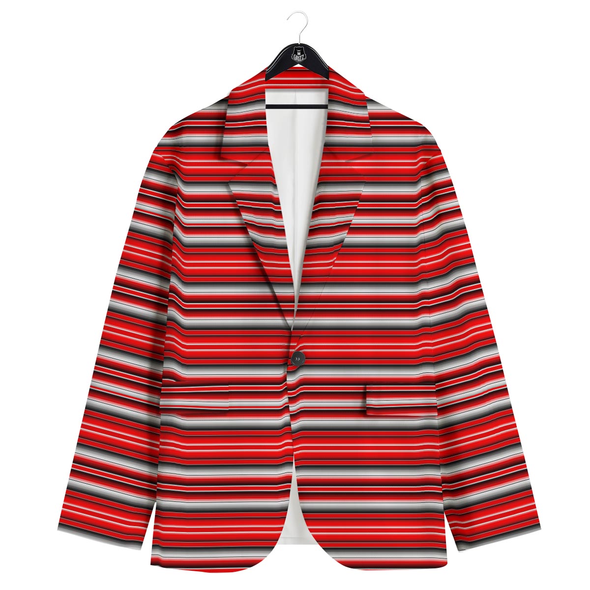 Serape Tribal Mexican Print Pattern Men's Sport Coat-grizzshop