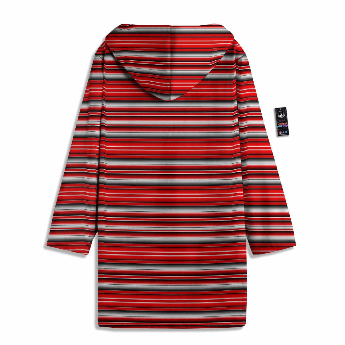 Serape Tribal Mexican Print Pattern Men's Windbreaker Jacket-grizzshop