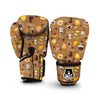 Set Coffee Pattern Print Boxing Gloves-grizzshop