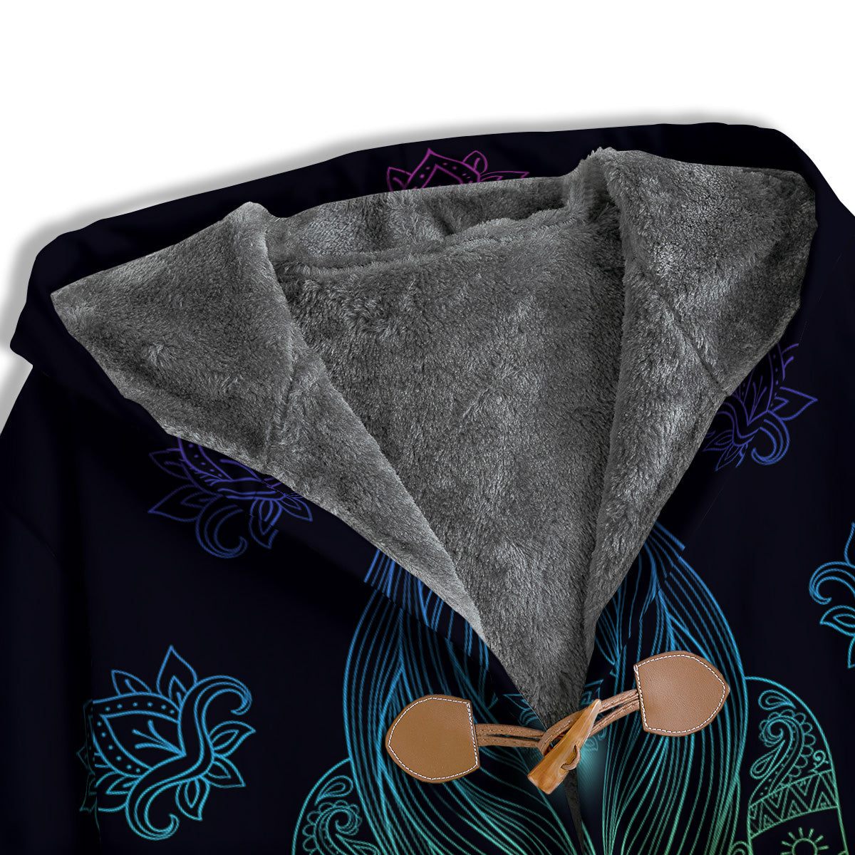 Seven Chakras Bohemian Print Men's Windbreaker Jacket-grizzshop