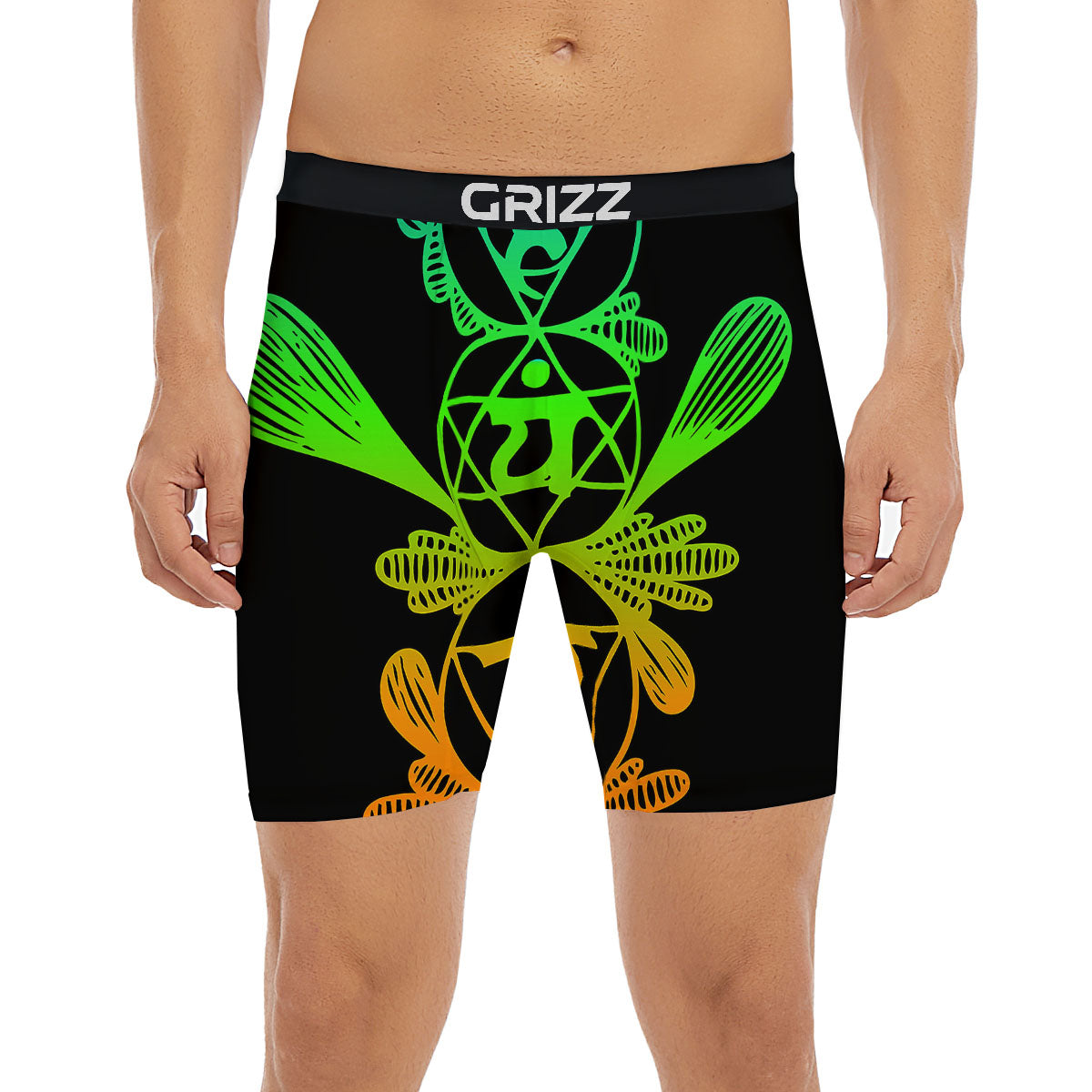 Seven Chakras Spiritual Print Boxer Briefs-grizzshop
