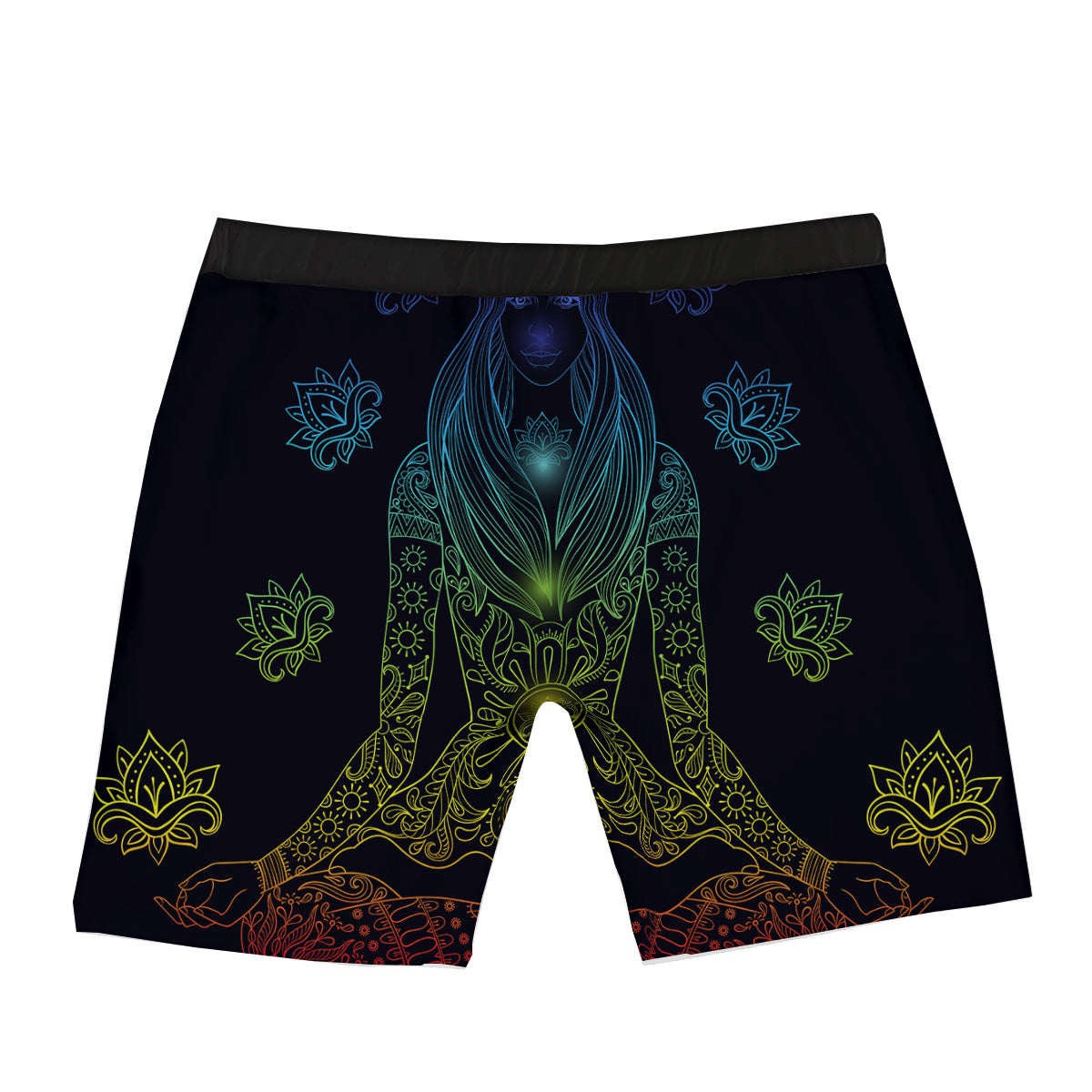 Seven Chakras Bohemian Print Boxer Briefs