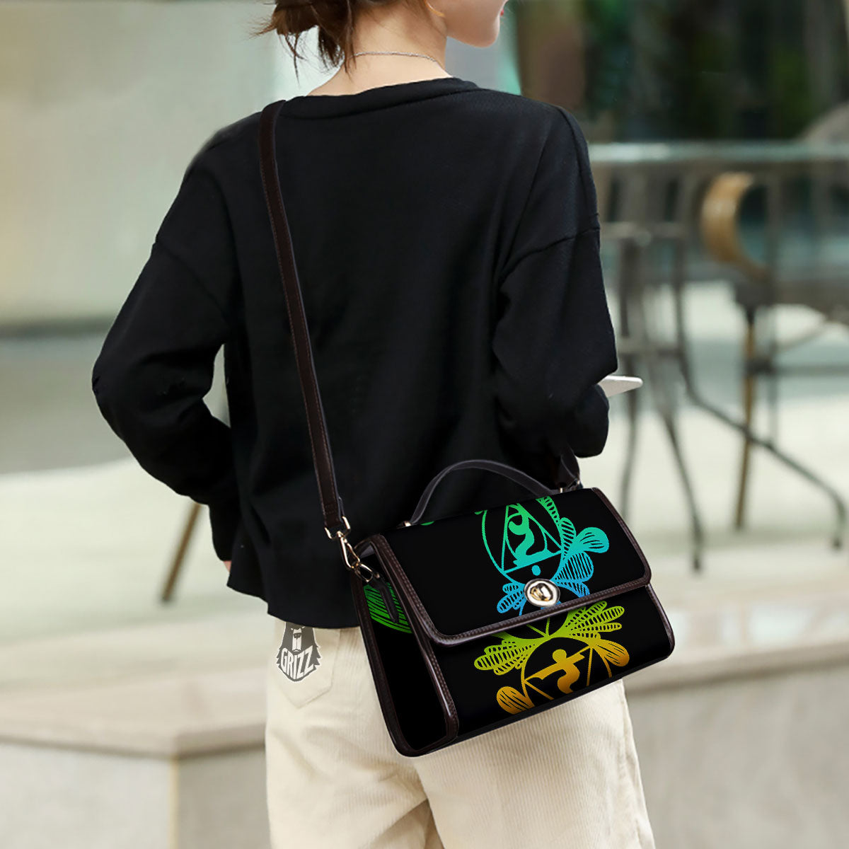 Seven Chakras Spiritual Print Women's Satchel Bag