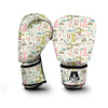 Sewing Print Pattern Boxing Gloves-grizzshop