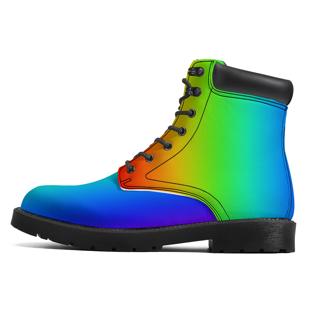 Shades Rainbow Print Pattern Boots-grizzshop