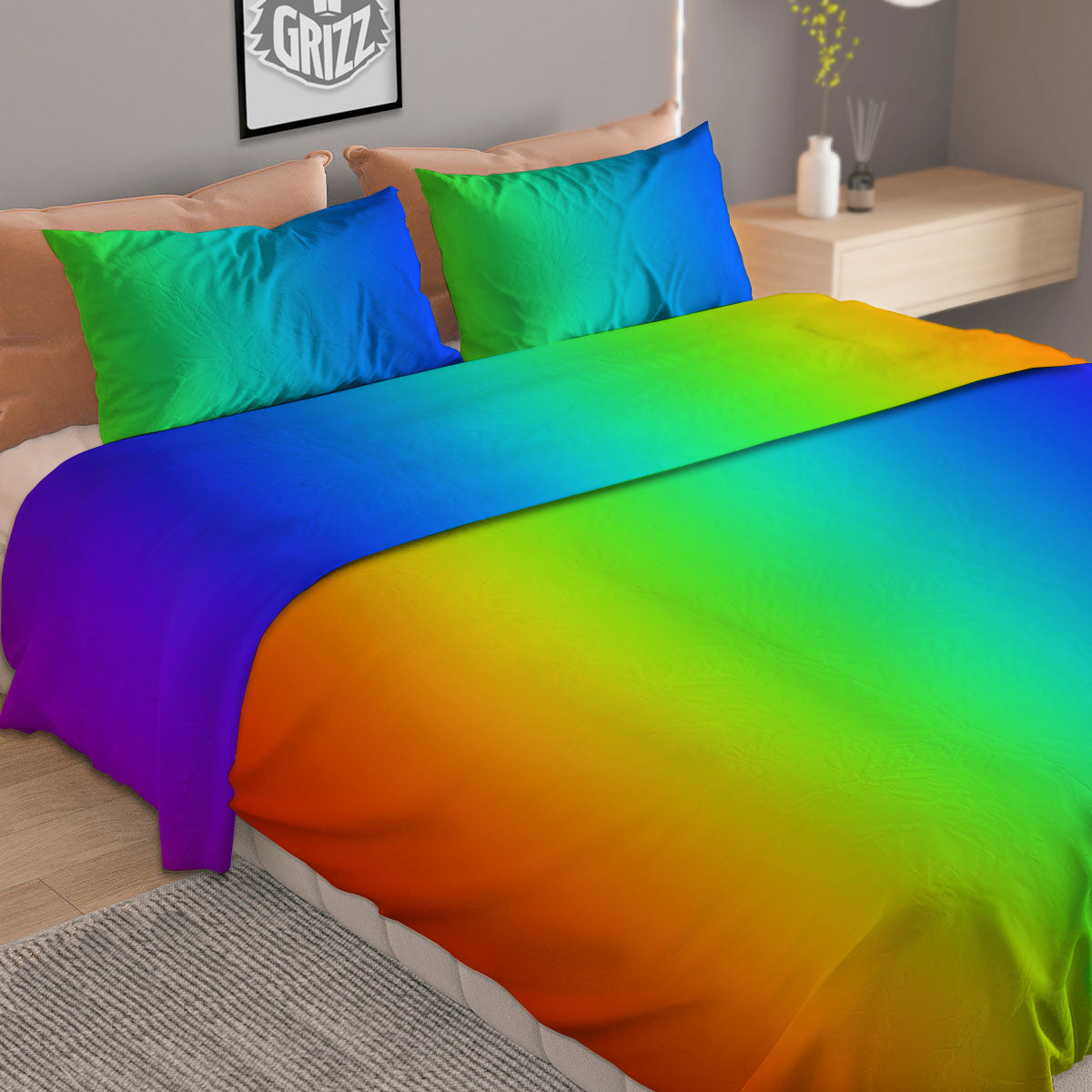Skull Sugar Print Pattern Duvet Cover Bedding Set