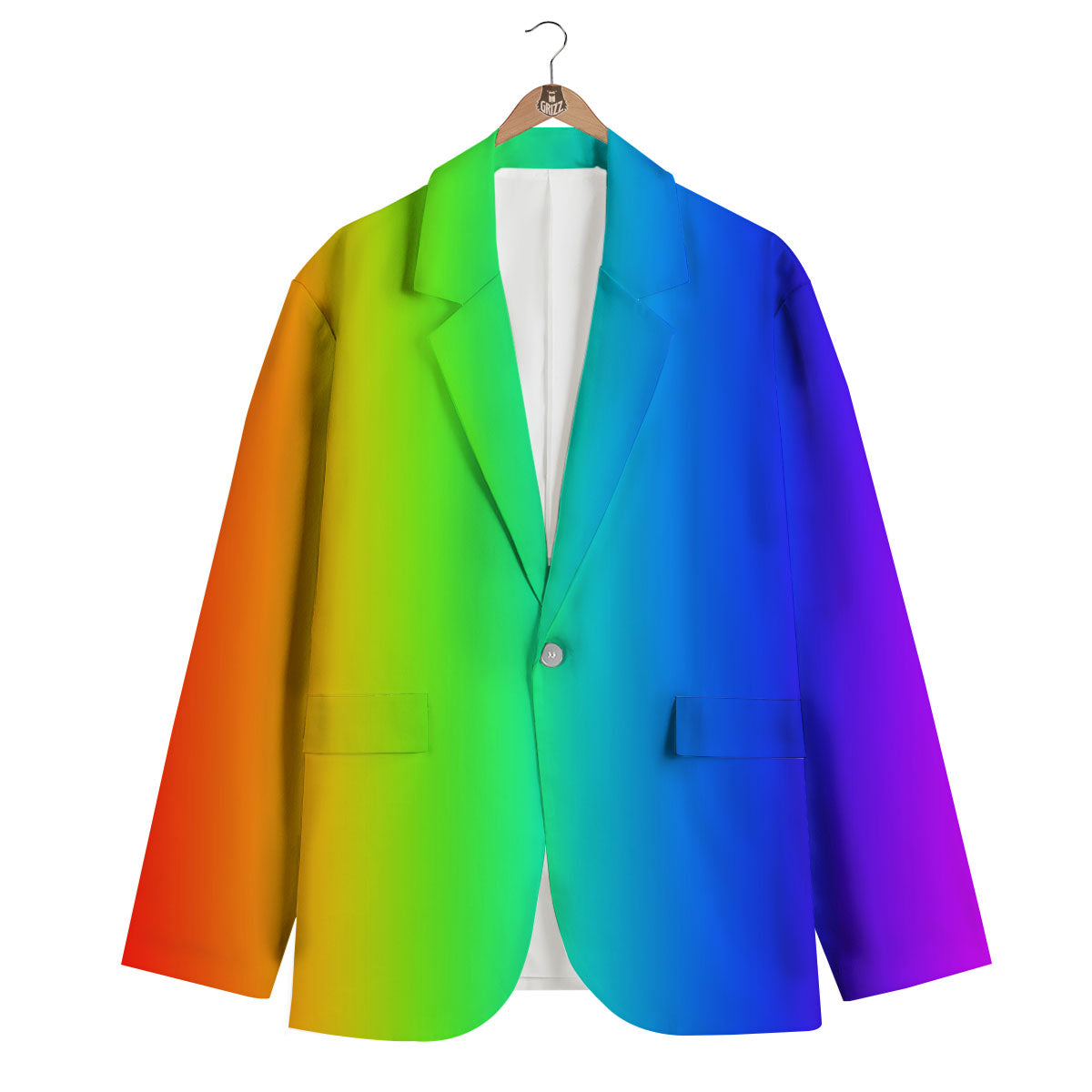 Shades Rainbow Print Pattern Men's Blazer-grizzshop