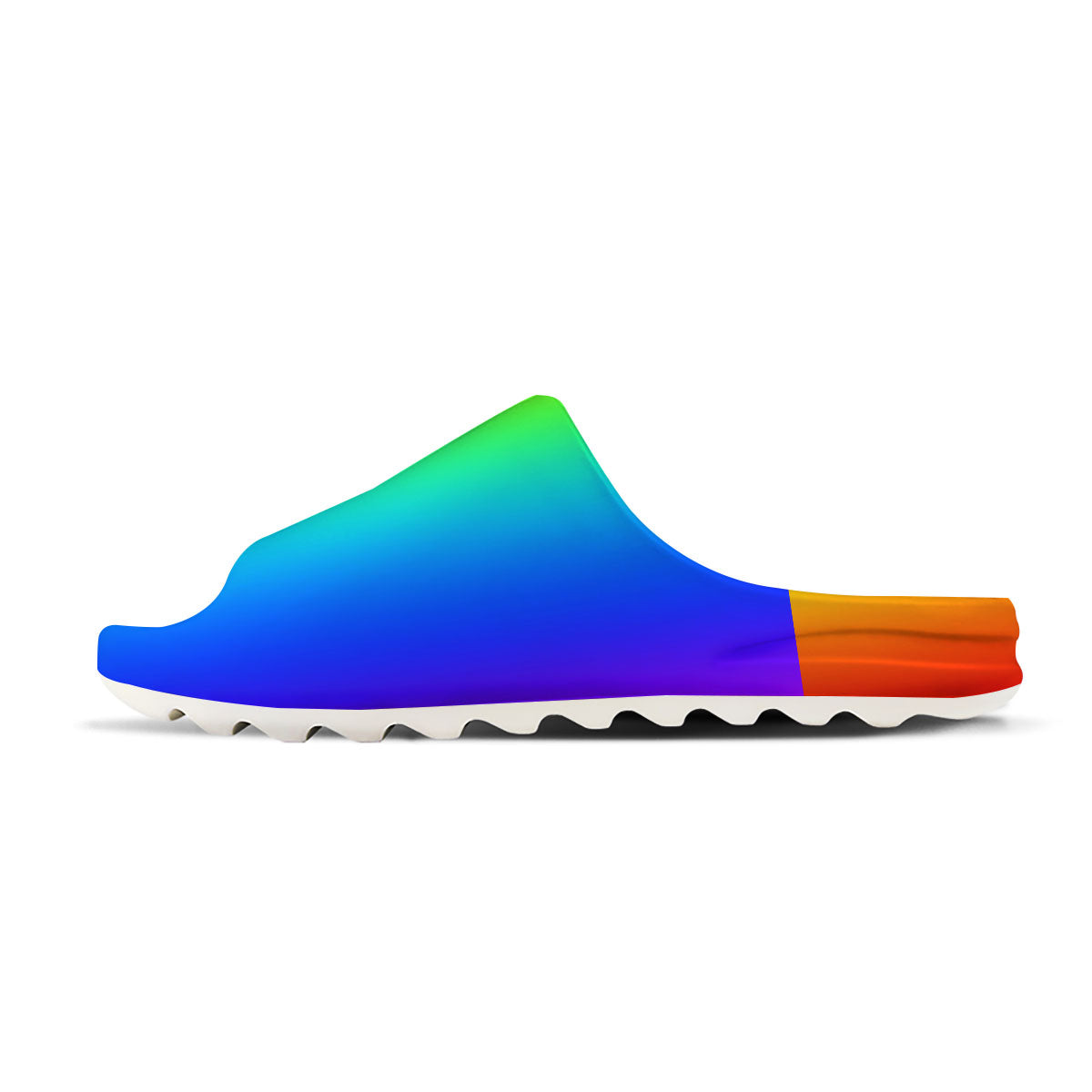 Shades Rainbow Print Pattern Sandals-grizzshop