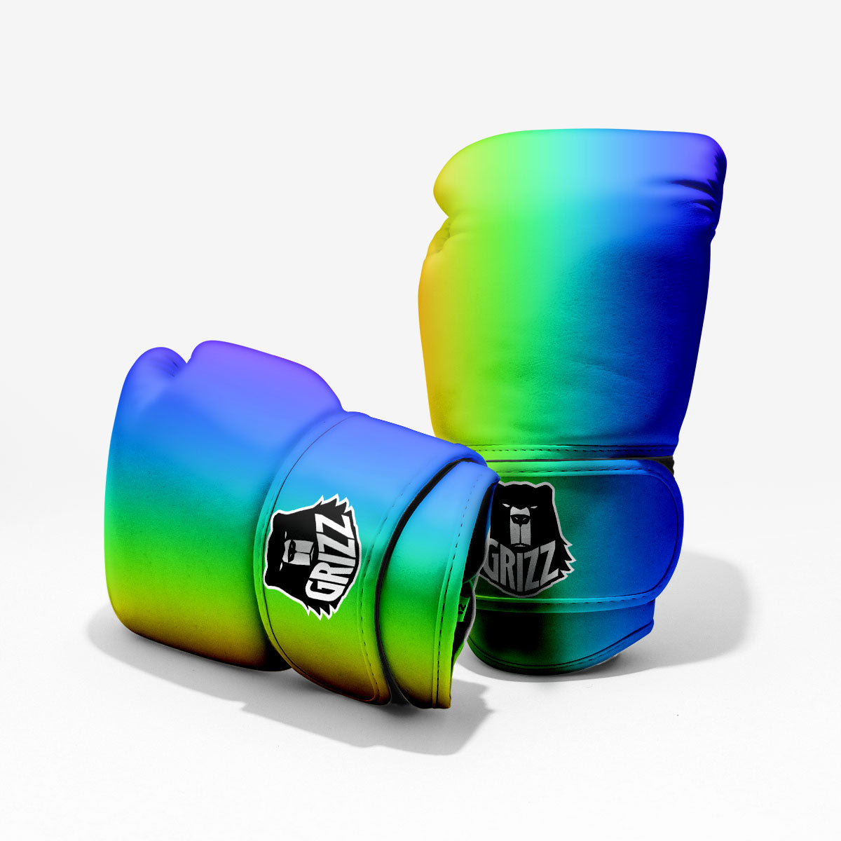 Shades Rainbow Print Pattern Pro Boxing Glove
