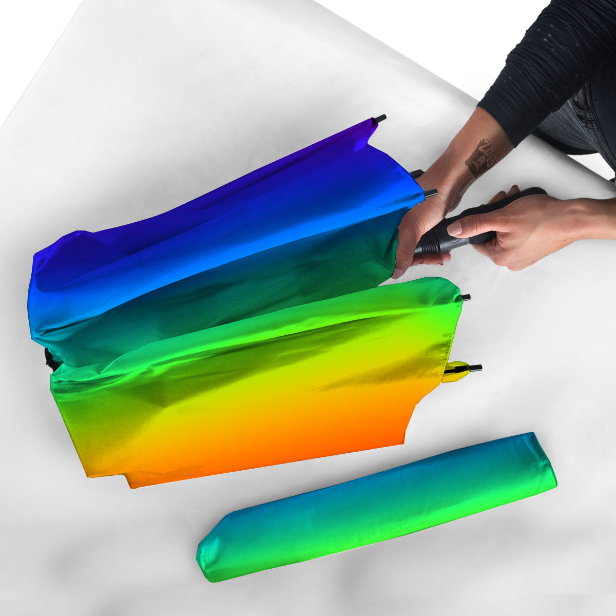 Shades Rainbow Print Pattern Umbrella-grizzshop