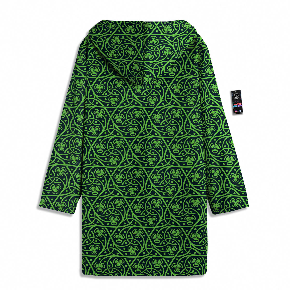 Shamrock Irish Print Pattern Men's Windbreaker Jacket-grizzshop
