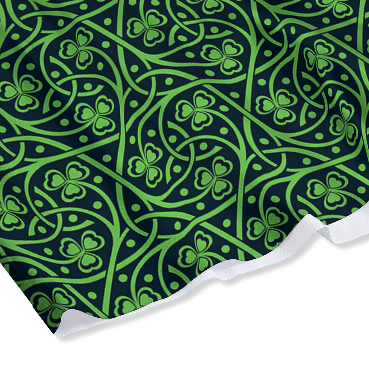 Shamrock Irish Print Pattern Mesh Shorts