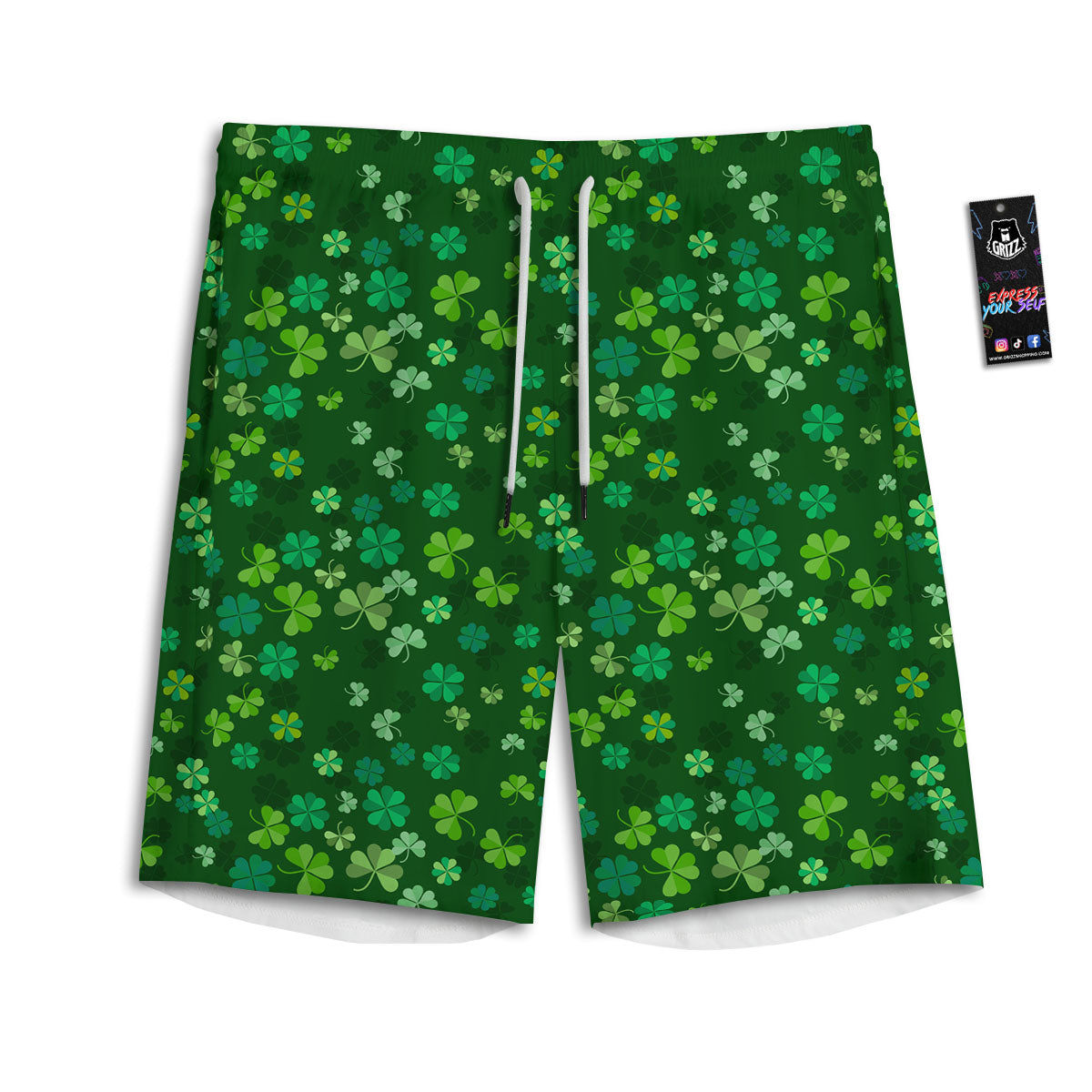 Snake Leiopython Print Men's Athletic Shorts