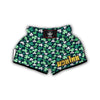 Shamrock Pattern Print Muay Thai Boxing Shorts-grizzshop