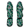 Shamrock Pattern Print Muay Thai Shin Guards-grizzshop