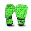 Shamrock St Patrick's Day Pattern Print Boxing Gloves-grizzshop