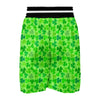 Shamrock St Patrick's Day Pattern Print Boxing Shorts-grizzshop