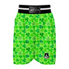 Shamrock St Patrick's Day Pattern Print Boxing Shorts-grizzshop