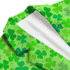 Shamrock St Patrick's Day Pattern Print Men's Blazer-grizzshop