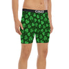 Shamrock St. Patrick's Day Print Pattern Boxer Briefs-grizzshop