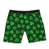 Shamrock St. Patrick's Day Print Pattern Boxer Briefs-grizzshop