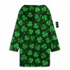 Shamrock St. Patrick's Day Print Pattern Men's Windbreaker Jacket-grizzshop