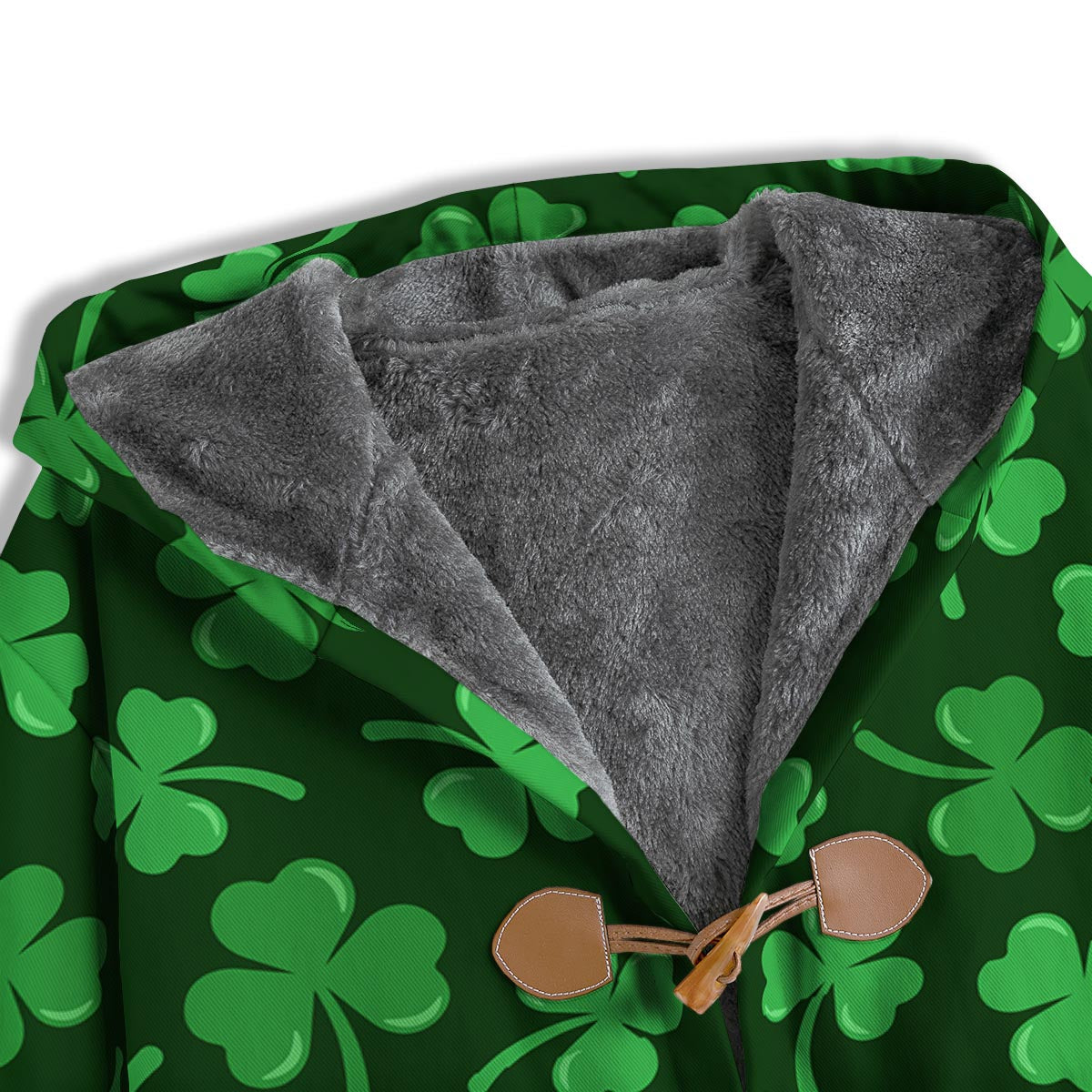 Shamrock St. Patrick's Day Print Pattern Men's Windbreaker Jacket-grizzshop