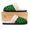 Shamrock St. Patrick's Day Print Pattern Slippers-grizzshop