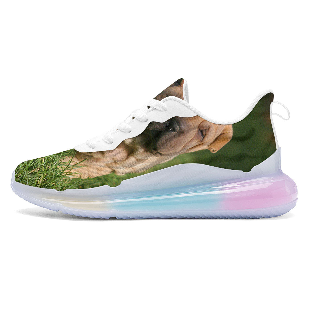 Shar Pei Vintage Print Running Sneakers-grizzshop