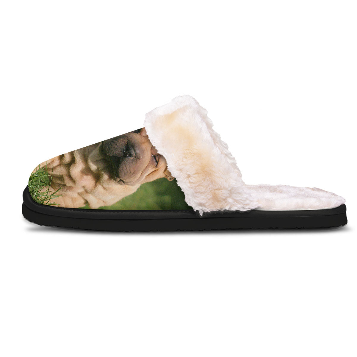 Shar Pei Vintage Print Slippers-grizzshop